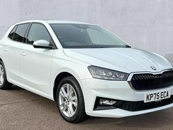 Moon white metallic New 2025 Skoda Fabia SE L Hatchback | £24,950 (Expensive)