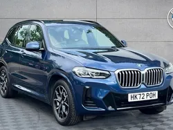 Blue Used 2022 BMW X3 M Sport SUV | £35,392 (Fair price)