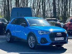 Blue Used 2022 Audi Q3 Black Edition SUV | £29,351 (Fair price)