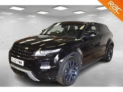 Black Used 2012 Land Rover Range Rover evoque Dynamic Coupe | £8,290 (Fair price)