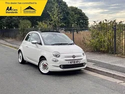 White Used 2018 Fiat 500 Lounge Cabriolet | £7,295 (Fair price)