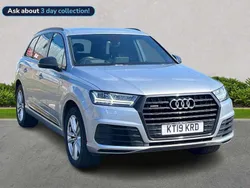 Silver Used 2019 Audi Q7 S-Line SUV | £28,324 (Super price)