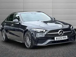 Graphite grey Used 2025 Mercedes C200 AMG Line Premium Plus Sedan | £39,350