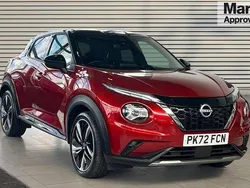 Red Used 2022 Nissan Juke Tekna+ SUV | £18,641 (Fair price)