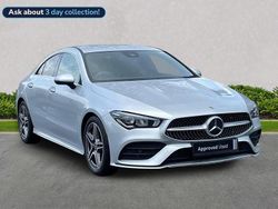 Silver Used 2021 Mercedes CLA200 AMG Line Premium Coupe | £21,299 (Fair price)