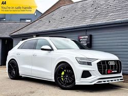 White Used 2019 Audi Q8 S-Line SUV | £41,390 (Expensive)