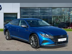 Kingfisher blue metallic Used 2024 VW Arteon Elegance Hatchback | £27,307 (Fair price)