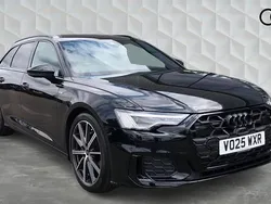 Black Used 2025 Audi A6 Black Edition Estate | £48,950
