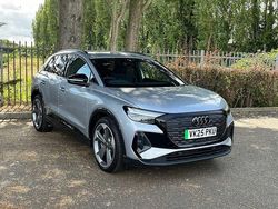 Silver New 2025 Audi Q4 e-tron Black Edition SUV | £40,990