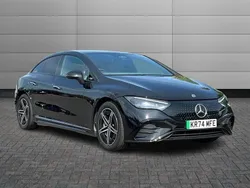 Black Used 2024 Mercedes EQE350 AMG line Sedan | £49,990