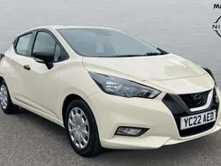 White Used 2022 Nissan Micra Visia Hatchback | £8,805 (Fair price)