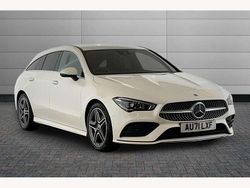Polar white Used 2021 Mercedes CLA200 AMG Line Premium Estate | £23,050 (Fair price)