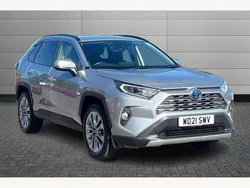 Silver blade Used 2021 Toyota RAV4 Hybrid SUV | £24,901 (Fair price)