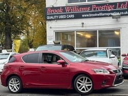 Red Used 2016 Lexus CT200h Hatchback | £8,495 (Fair price)