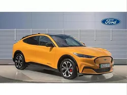 Orange Used 2022 Ford Mustang Mach-E Extended Range SUV | £28,166 (Fair price)