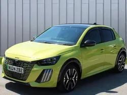 Yellow Used 2024 Peugeot e-208 GT Hatchback | £20,095 (A bit pricey)