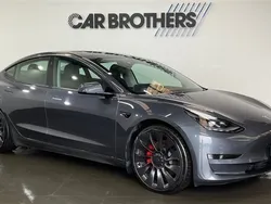 Grey Used 2022 Tesla Model 3 Performance Sedan | £23,495 (Fair price)