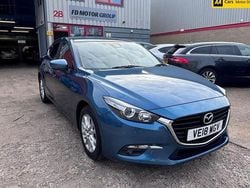 Blue Used 2018 Mazda 3 Hatchback | £8,995 (Fair price)