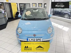 Blue Used 2012 Fiat 500 Lounge Hatchback | £3,999 (Fair price)