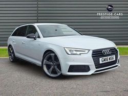 White Used 2018 Audi A4 Black Edition Estate | £17,991 (A bit pricey)
