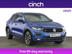 Blue Used 2020 VW T-Roc R-line SUV | £18,549 (Fair price)