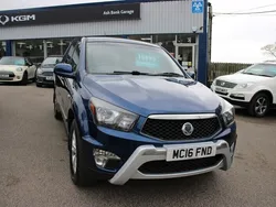Blue Used 2016 Ssangyong Korando Pickup | £11,495 (Fair price)