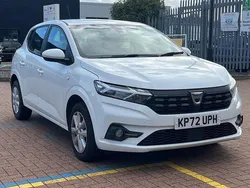 White Used 2022 Dacia Sandero Comfort Hatchback | £9,295 (Fair price)