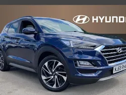 Blue Used 2020 Hyundai Tucson Premium SE SUV | £19,886 (Fair price)