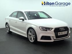 White Used 2018 Audi A3 S-Line Sedan | £14,550 (Super price)