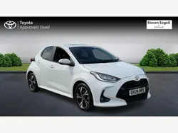 White Used 2024 Toyota Yaris Hybrid Design Hatchback | £18,995 (Fair price)