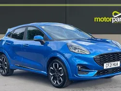 Blue Used 2021 Ford Puma Gen-E ST-Line X Hatchback | £16,395