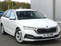 Moon white metallic Used 2020 Skoda Octavia SE Technology Estate | £14,995 (Fair price)