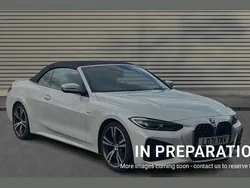 White Used 2021 BMW 420 M Sport Cabriolet | £31,043 (Fair price)