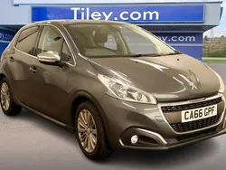 Grey Used 2016 Peugeot 208 Allure Hatchback | £6,490 (Fair price)