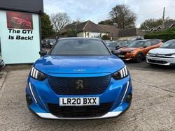 Blue Used 2020 Peugeot e-2008 GT SUV | £12,450 (Fair price)