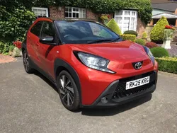Red New 2025 Toyota Aygo Hatchback | £15,995 (A bit pricey)