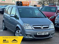 Silver Used 2007 Vauxhall Meriva Design Edition MPV | £2,475 (Fair price)