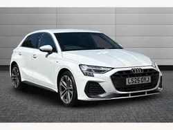Arkona white Used 2025 Audi A3 e-tron S-Line Hatchback | £30,895 (Expensive)