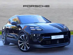Jet black metallic New 2024 Porsche Macan 4 Electric SUV | £81,900