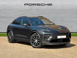 Volcano grey metallic New 2025 Porsche Macan 4 Electric SUV | £72,750