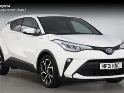 White Used 2021 Toyota C-HR Design SUV | £16,000 (Fair price)