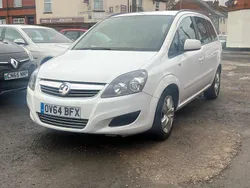 White Used 2014 Vauxhall Zafira MPV | £3,685 (Fair price)