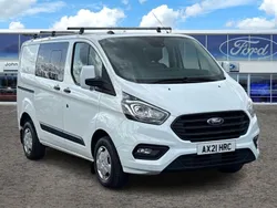 White Used 2021 Ford Transit Custom Trend Van | £21,995 (Expensive)