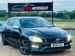 Black Used 2016 Volvo V60 R-Design Estate | £7,470 (Fair price)
