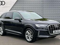 Black Used 2021 Audi Q7 S-Line SUV | £40,207 (Fair price)