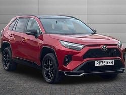 Scarlet flare with black roof Used 2025 Toyota RAV4 Hybrid Sport SUV | £42,999 (Expensive)