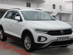White Used 2023 VW T-Roc Life SUV | £19,799 (Fair price)