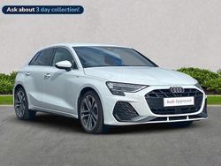 White Used 2025 Audi A3 S-Line Hatchback | £29,862 (A bit pricey)