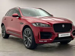 Red Used 2019 Jaguar F-Pace R-Sport SUV | £21,650 (Fair price)