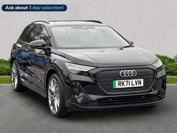 Black Used 2021 Audi Q4 e-tron Comfort SUV | £25,967 (Fair price)